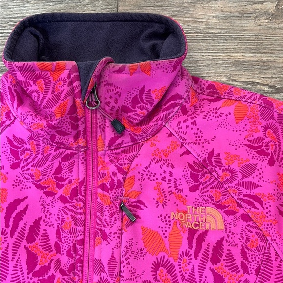 The North Face Women's Size XS Hyvent Floral Pink Softshell Jacket - Picture 2 of 14